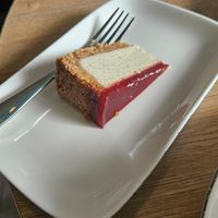 Cheesecake (even non vegan partner loved it) at Go Vegan Cafe in Batumi