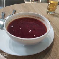 מרק סלק , אתמול היה מרק שעועית מטורף at Go Vegan Cafe in Batumi