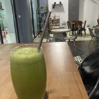 Kiwi lemonade   at Go Vegan Cafe in Batumi