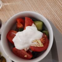 Salad buffet at Loving Hut - Vinohrady in Prague