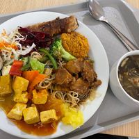 Buffet by the weight, this was 222c which is $10usd.  at Loving Hut - Vinohrady in Prague