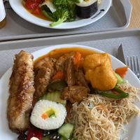 Buffet food  at Loving Hut - Vinohrady in Prague