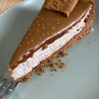 Lotus cake, super good   at Loving Hut - Vinohrady in Prague