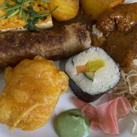 full plate around 8€  at Loving Hut - Vinohrady in Prague