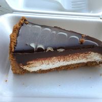 Tasty choclate cake ! at Loving Hut - Vinohrady in Prague