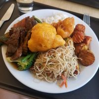 From the buffet at Loving Hut - Vinohrady in Prague