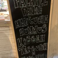 Menu  at Atomic Falafel in Florence