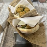Falafel pita  at Atomic Falafel in Florence
