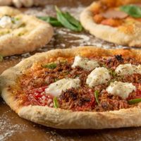 Pizza gyros at Vegan Only Pizza in Athens