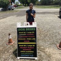 Drinks  at Vegan-Haven Deli & Juice Bar in St Croix