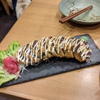 Mighty mushroom fried tempura roll at Nori in Potsdam