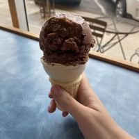 Chocolate Ice Creamm  at Big Dipper in Laramie