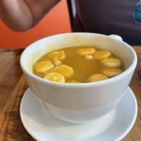 Curry butternut soup  at Colburn Cafe in Manchester Center