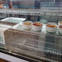 Breakfast coconut yogurt pots with fruit at Alex Gooch Artisan Baker - Whitchurch in Cardiff