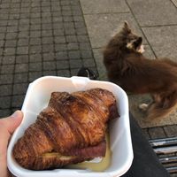 Crazily good bacon cheese croissant ❤️🥐  at Alex Gooch Artisan Baker - Whitchurch in Cardiff