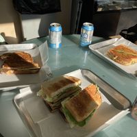 Three vegan sandwiches at GRASS fed in Rochester