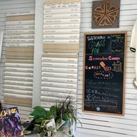 Menu board at GRASS fed in Rochester