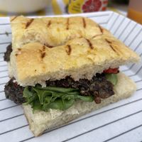 Quinoa sandwich   at Dina's Bakery Cafe in Manchester