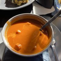 Tomato soupp  at Sage Karma Kitchen in Willoughby