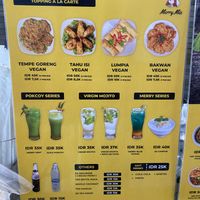 Drinks/others  at Merry Mie in Canggu