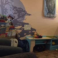 kid play area at Local Sprouts Cafe in Portland