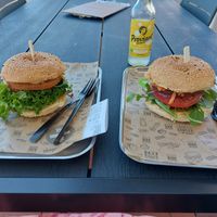 Great vegan burgers at KÖÖK in Neuharlingersiel