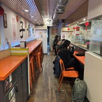 seating  at Dumpling Man in New York City