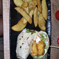 Vegan tortilla wrap  at Horizon in Zakynthos