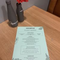 Vegan Menu at Crimple Hall Garden Centre in Harrogate