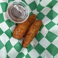 Chicken tenders, amazing bbq sauce   at Plantology in Gainesville