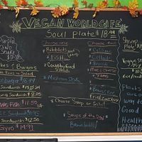   at Vegan World Cafe in Chicago