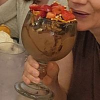 "small" chocolate with four toppings at Duffer's in Wildwood