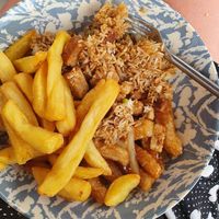 Vegan chicken fried rice at Oriental Chef in Wolverhampton