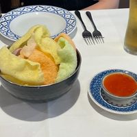 Vegan Thai crackers at Bangkok Bistro in Winchester