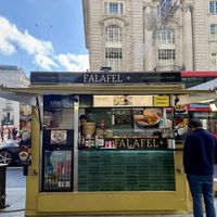   at Falafel + in London