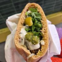   at Falafel + in London