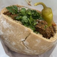 Falafel pitta   at Falafel + in London