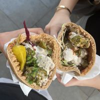   at Falafel + in London