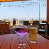 Drinks at Tipsy Tails Restaurant in Alma