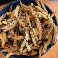 Garlic & herb fries  at Atlantic Brewing in Bar Harbor