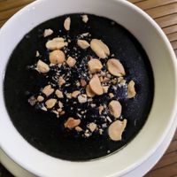 Black sesame dessert at May Trang - White Cloud in Hanoi