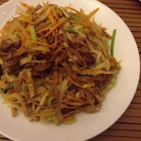 Fried Pho  at May Trang - White Cloud in Hanoi