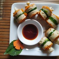 Mỳ căn cuốn nấm - Món yêu thích của mình at May Trang - White Cloud in Hanoi