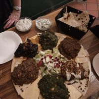 Starters for 4 (Vorspeisenplatte, 13), a real feast! at Zarathustra in Cologne