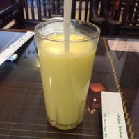 Corn Milk -- A really interesting, lightly sweet, and delicious drink!!! I want to make this at home myself one day :) at Truc Lam Trai in Hanoi