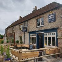 The outside seating right beside the pub at The Northbrook Arms in Winchester