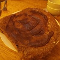 Crème de marron galette at La Creperie in Paris