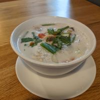 vegan Tom Kha at Saphan Thai in Aberystwyth
