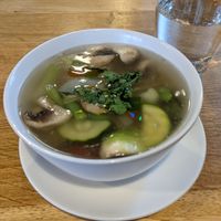 Vegan Tom Yum at Saphan Thai in Aberystwyth