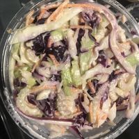 Vegan coleslaw   at Rock n Roots in Williston Park